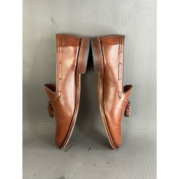 Allen Edmonds Grayson Tassel Loafers brown leather mens size 11 main image 7